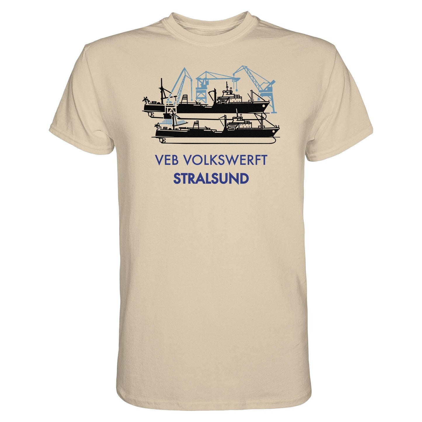 DDR Ostalgie Shirt Unisex • VEB VOLKSWERFT STRALSUND