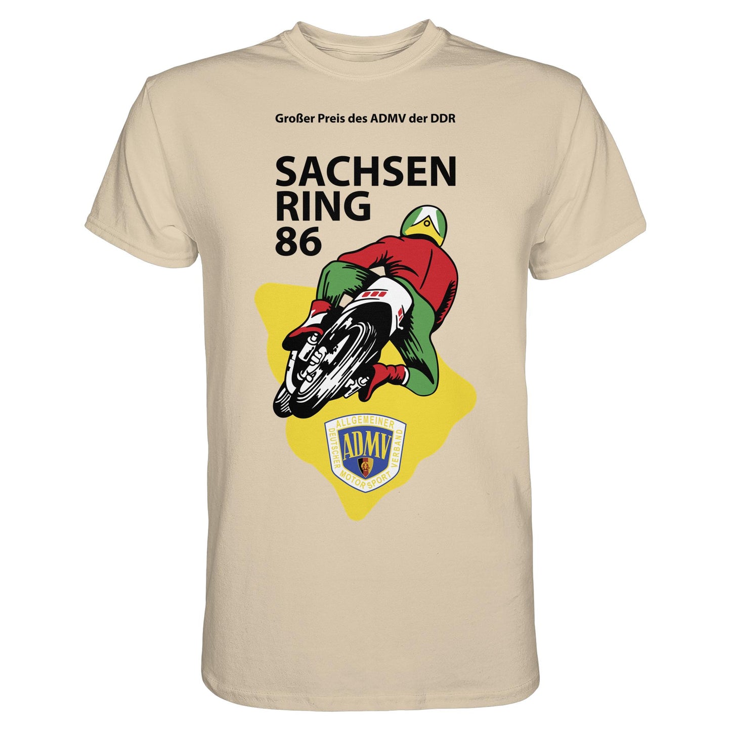 DDR Ostalgie Shirt Unisex • GROSSER PREIS DER DDR - SACHSENRING 1986