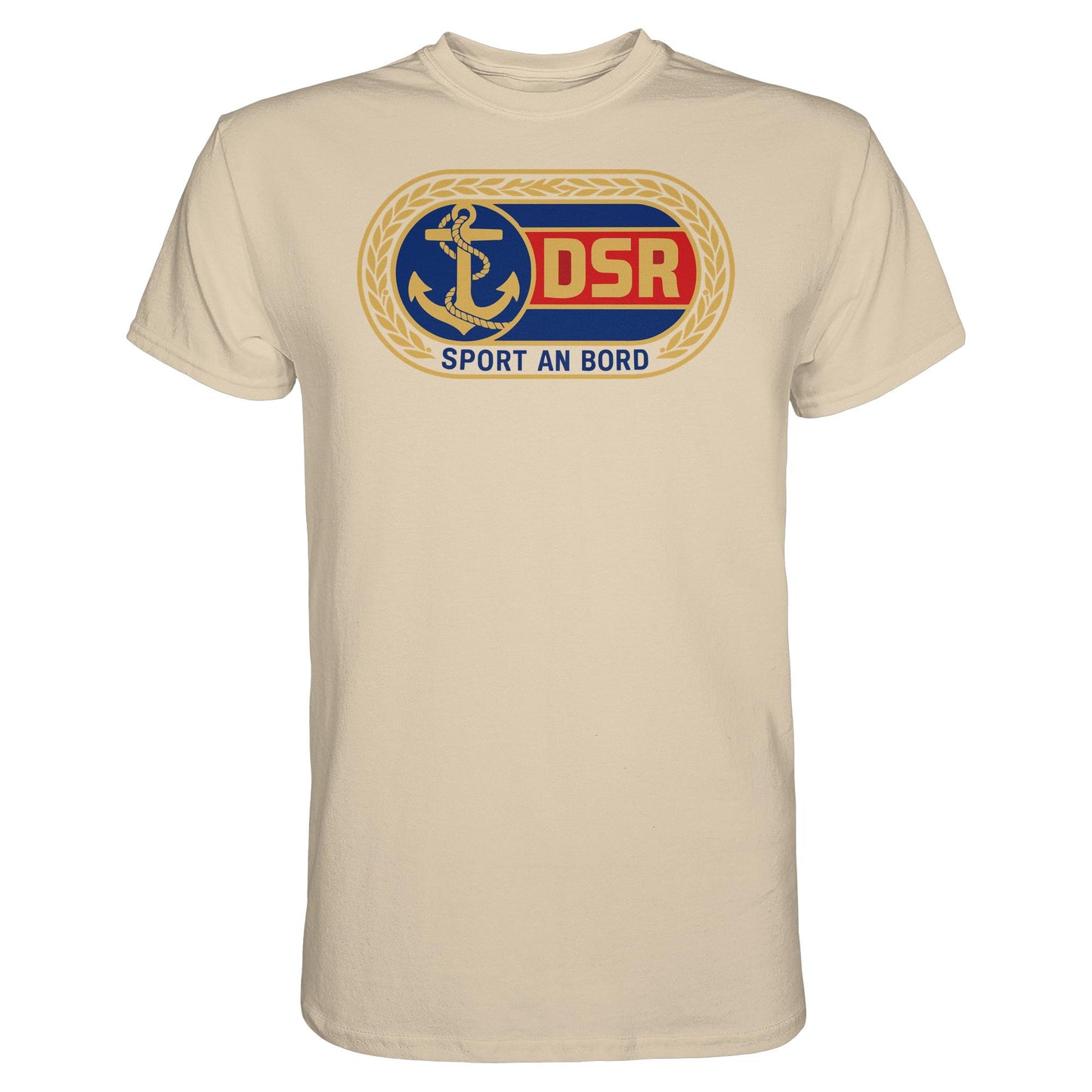 DDR Ostalgie Shirt Unisex • DSR - SPORT AN BORD (ORIGINAL ANSTECKER)