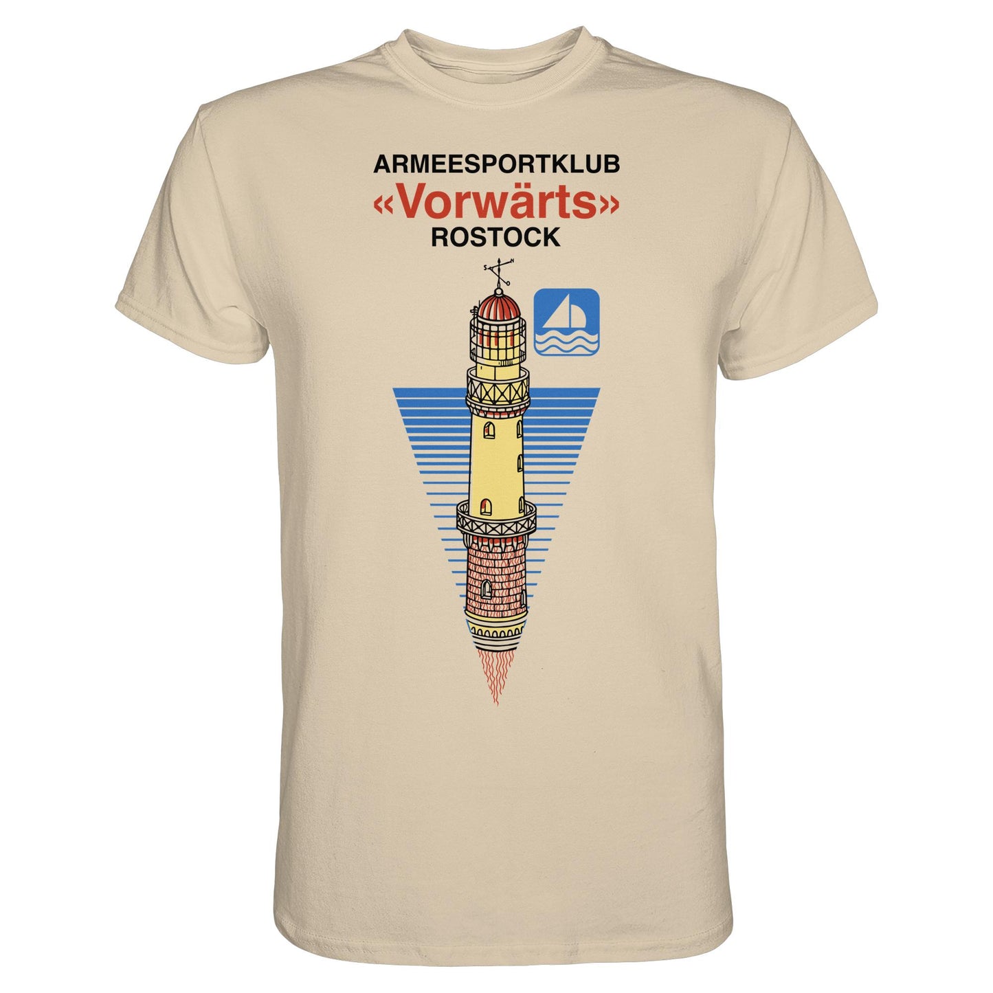 DDR Ostalgie Shirt Unisex • ARMEESPORTKLUB VORWÄRTS ROSTOCK