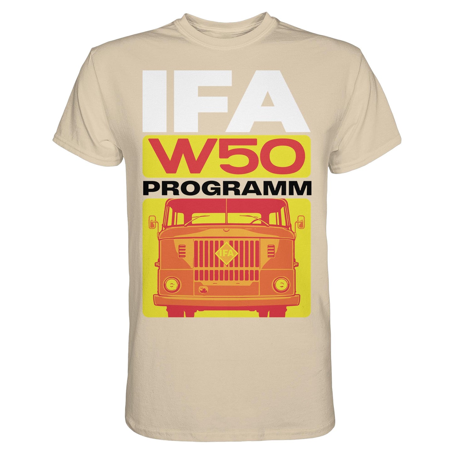 DDR Ostalgie Shirt Unisex • IFA W50 PROGRAMM (ORIGINAL COVER BROSCHÜRE)