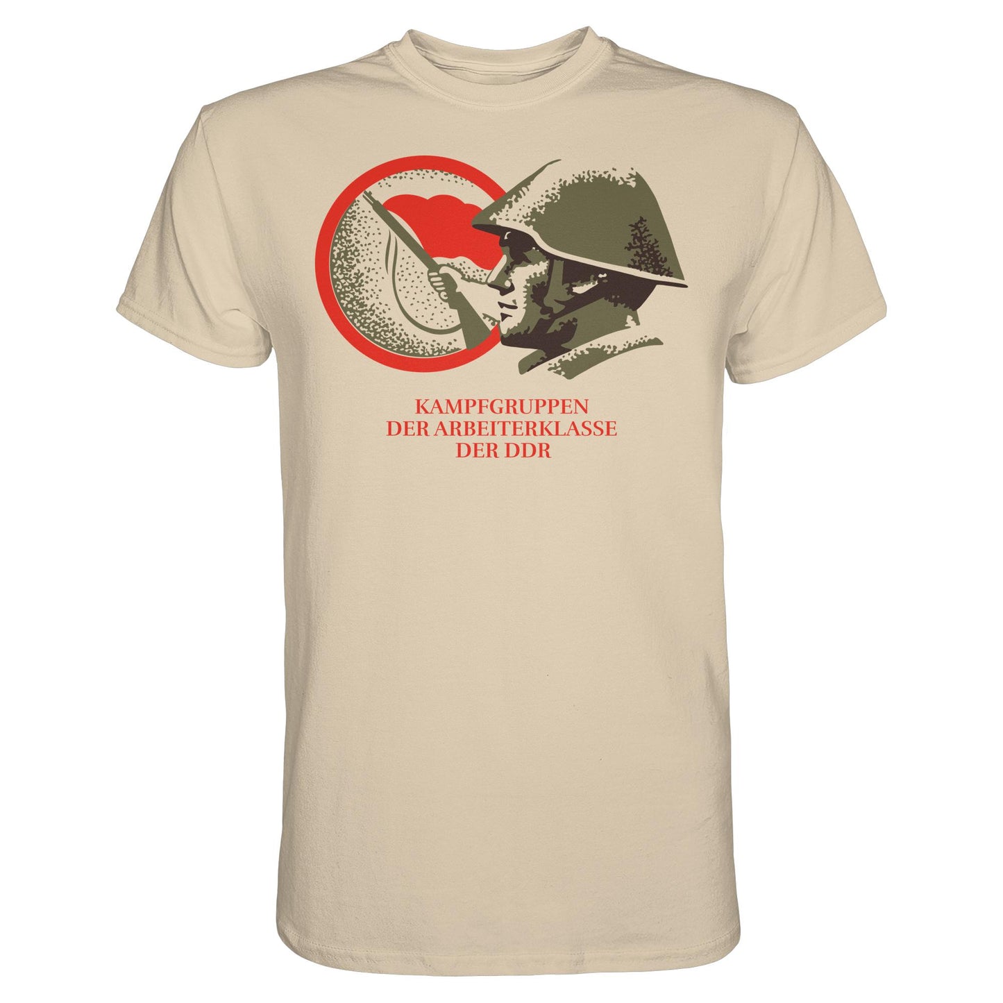DDR Ostalgie Shirt Unisex • KAMPFGRUPPEN DER ARBEITERKLASSE (ORIGINAL BRIEFMARKE)