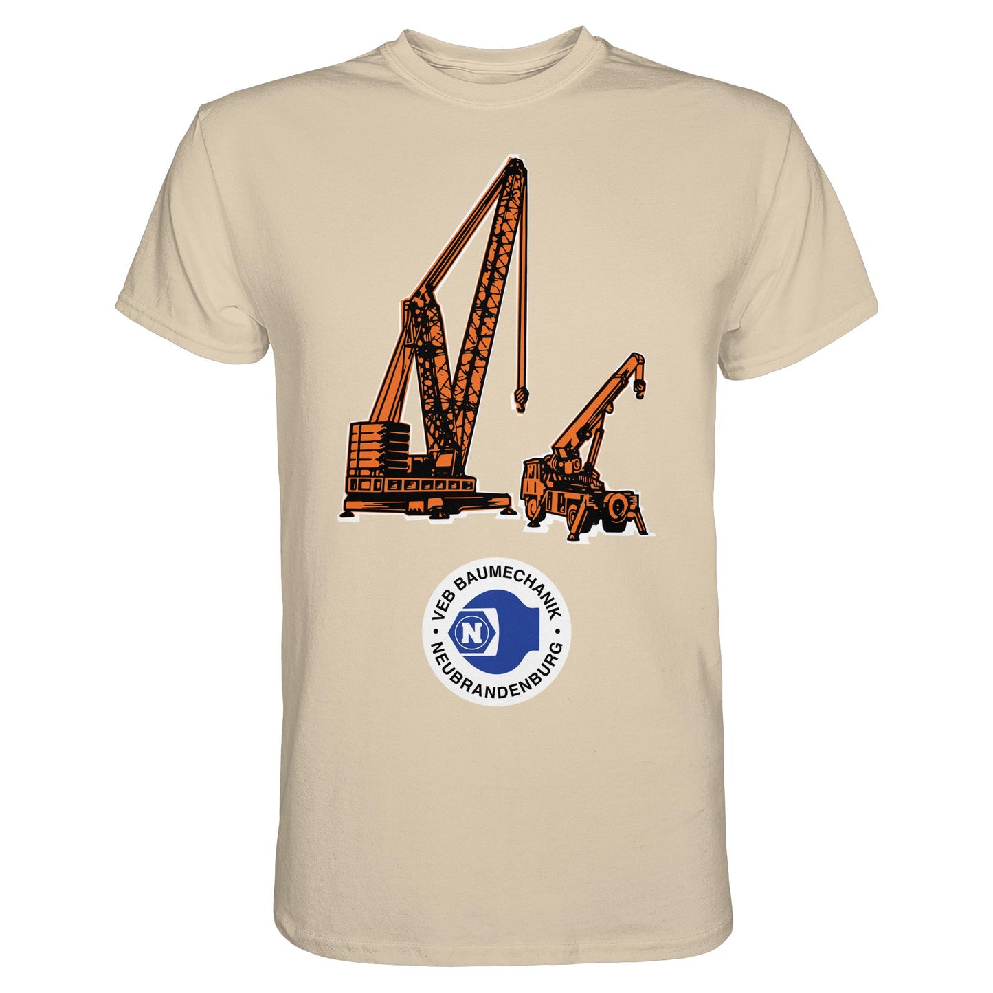 DDR Ostalgie Shirt Unisex • VEB BAUMECHANIK NEUBRANDENBURG