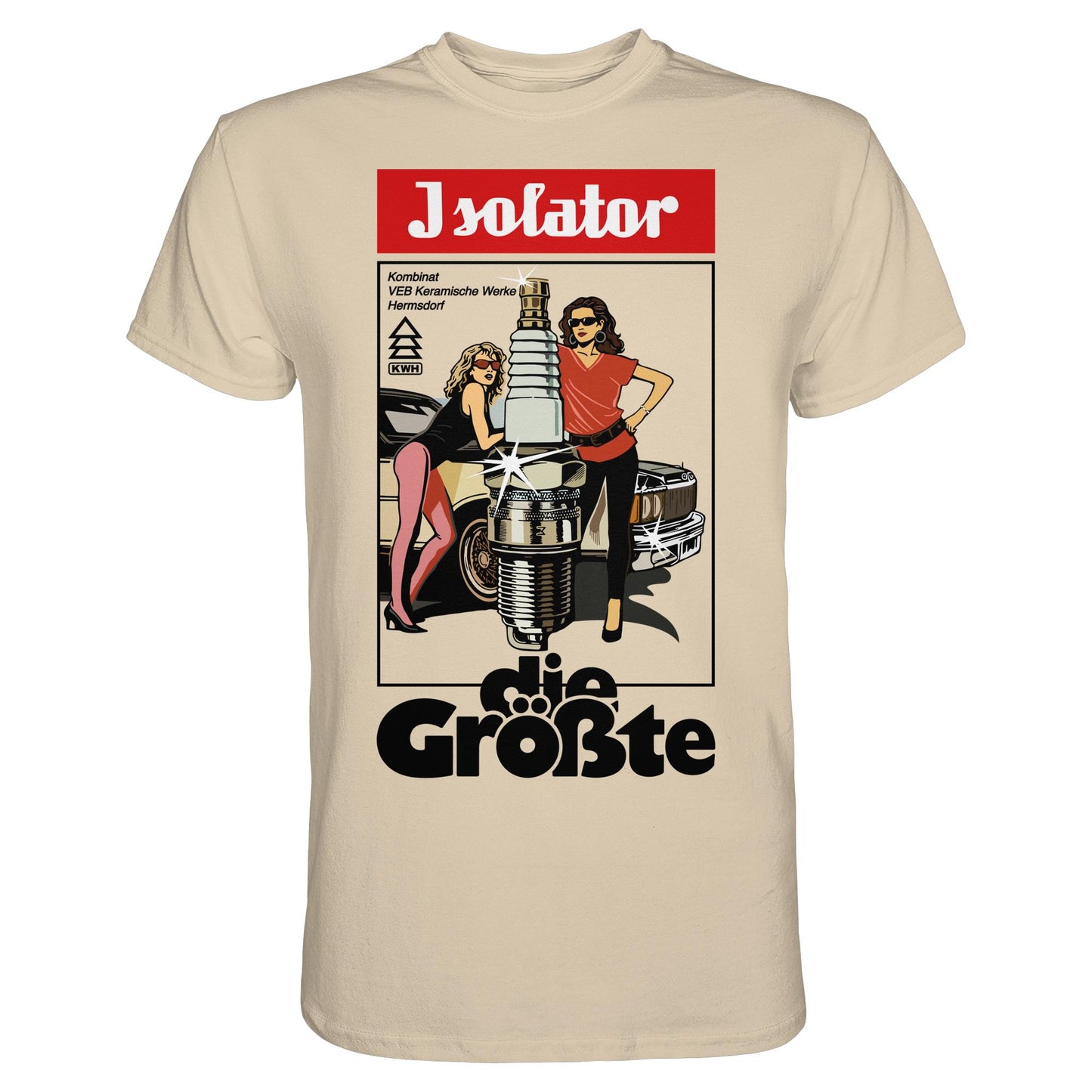 DDR Ostalgie Shirt Unisex • ISOLATOR - DIE GRÖSSTE (ORIGINAL POSTER)