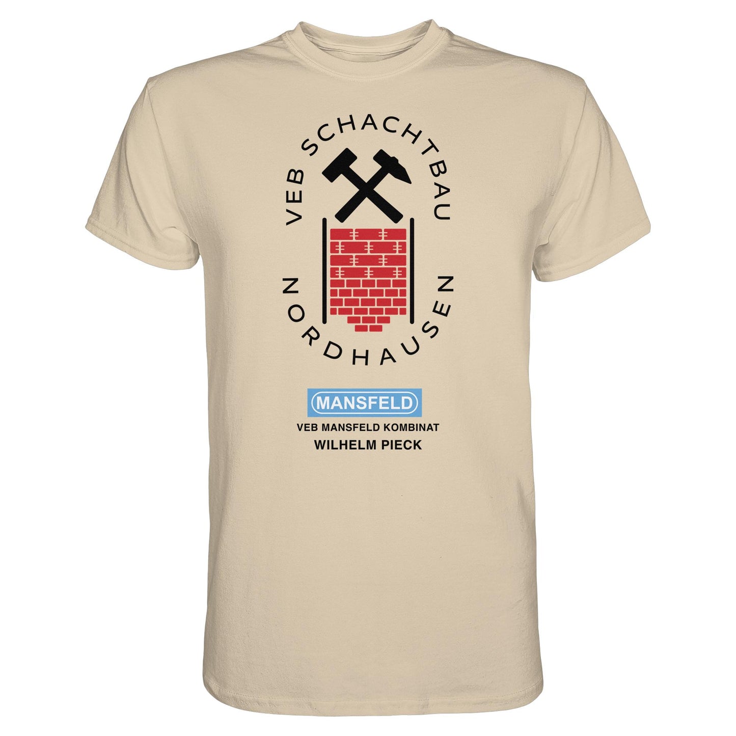 DDR Ostalgie Shirt Unisex • VEB SCHACHTBAU NORDHAUSEN - VEB MANSFELD KOMBINAT