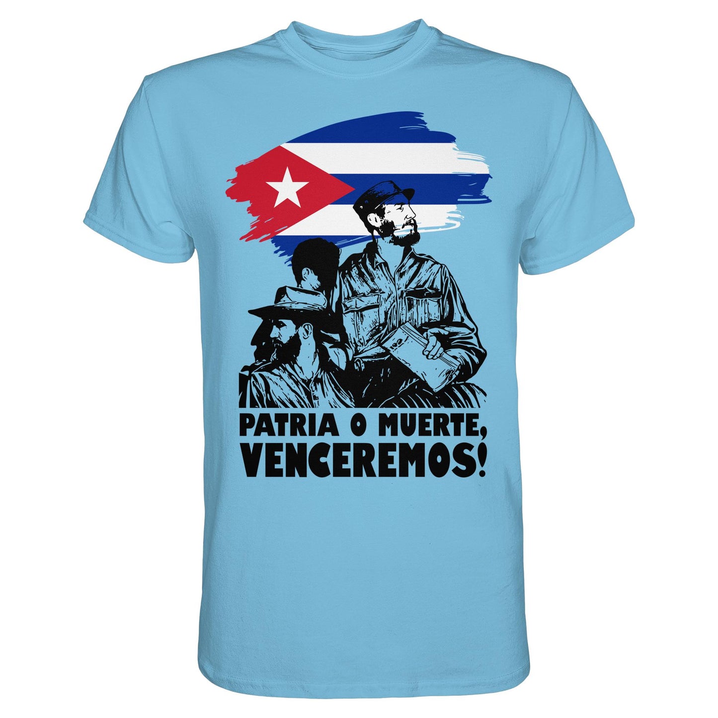 DDR Ostalgie Shirt Unisex • KUBA - PATRIA O MUERTE, VENCEREMOS! (ORIGINAL PLAKAT)