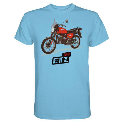 DDR Ostalgie Shirt Unisex • MZ ETZ 150 ROT (ORIGINAL DDR-PLAKAT)
