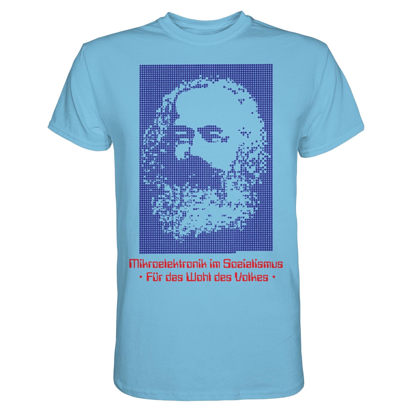 DDR Ostalgie Shirt Unisex • DDR MIKROELEKTRONIK FÜR DAS WOHL DES VOLKES (ORIGINAL POSTER)