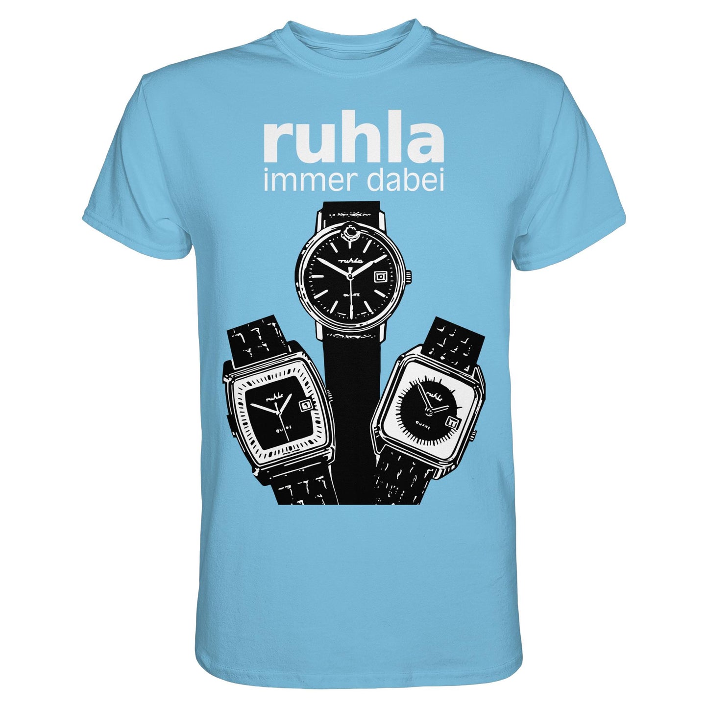 DDR Ostalgie Shirt Unisex • VEB UHRENWERK RUHLA (ORIGINAL PLAKAT)