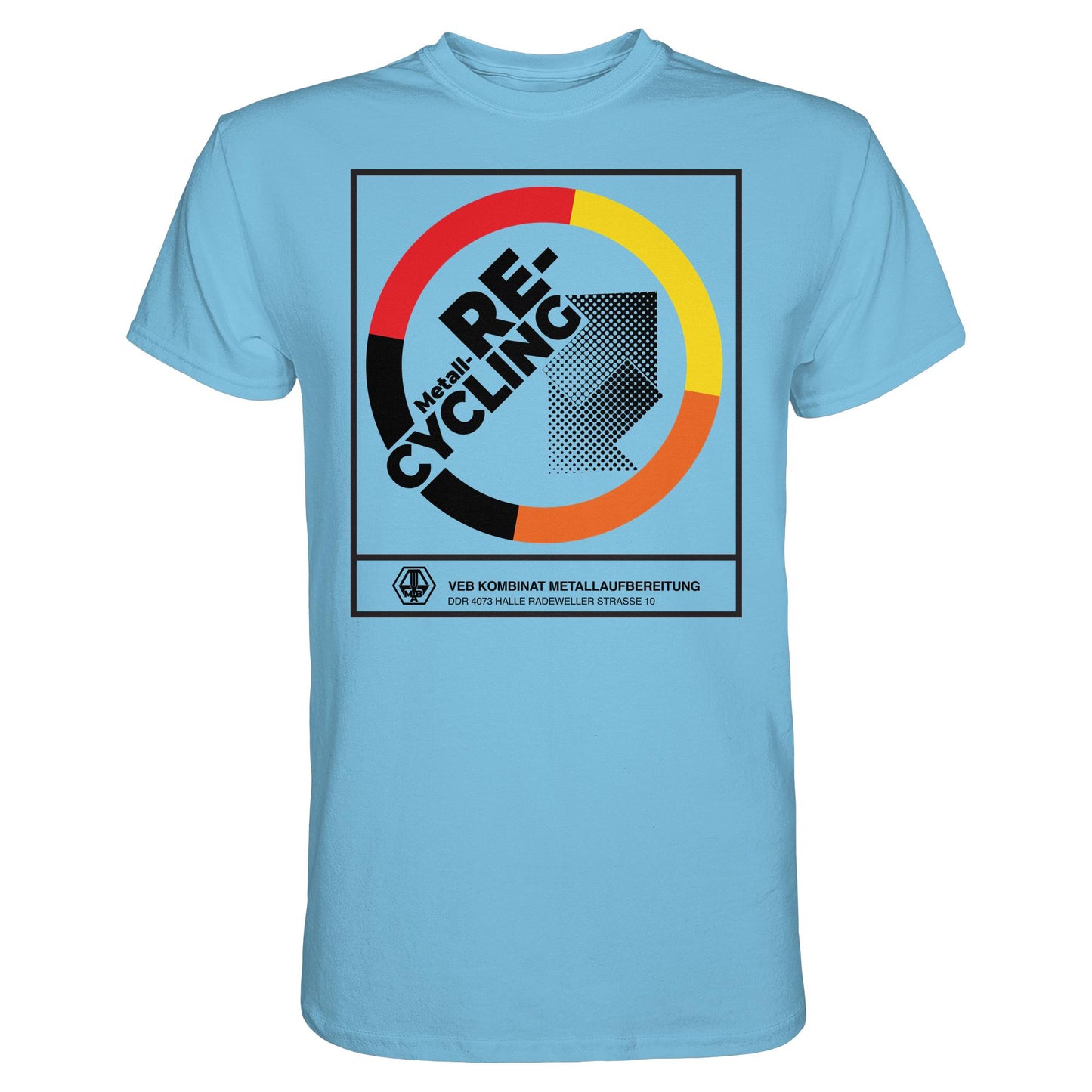 DDR Ostalgie Shirt Unisex• VEB KOMBINAT METALLAUFBEREITUNG HALLE