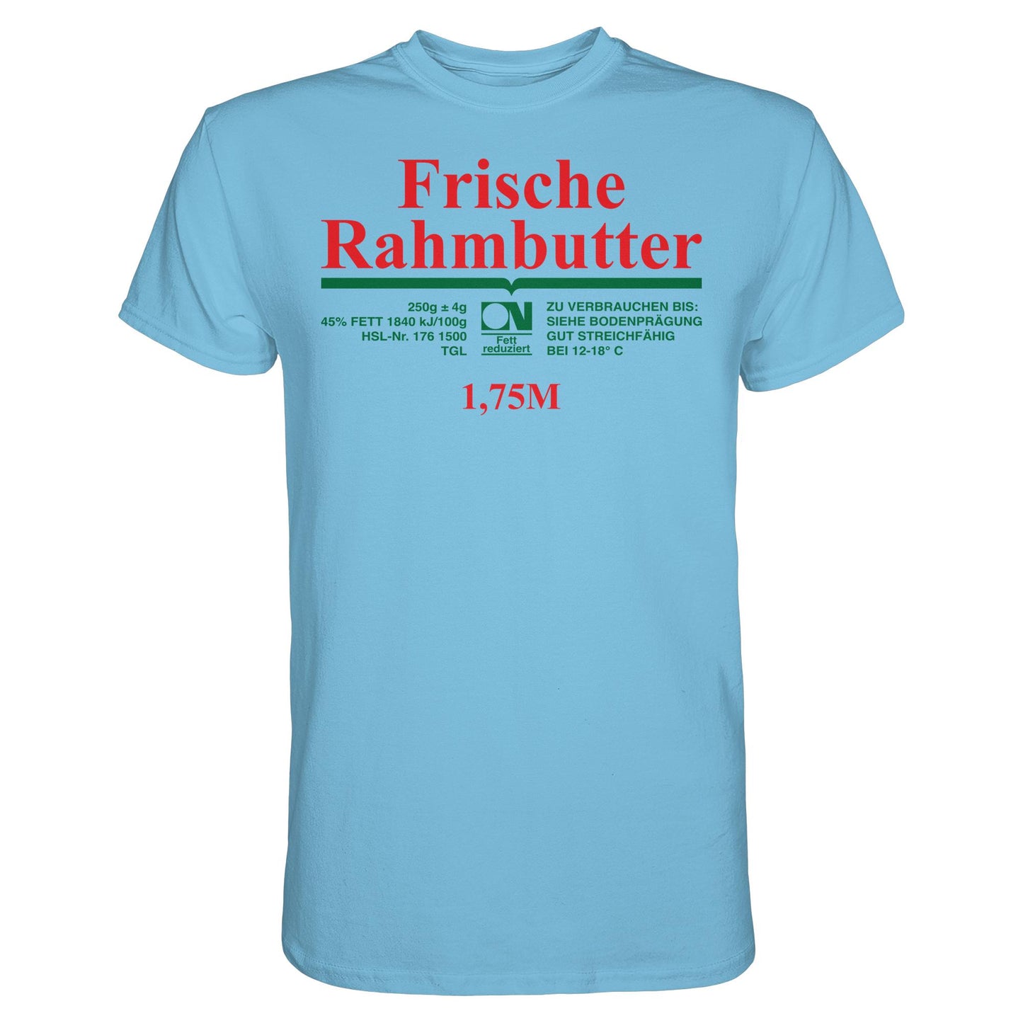 DDR Ostalgie Shirt Unisex • FRISCHE RAHMBUTTER - KONSUM