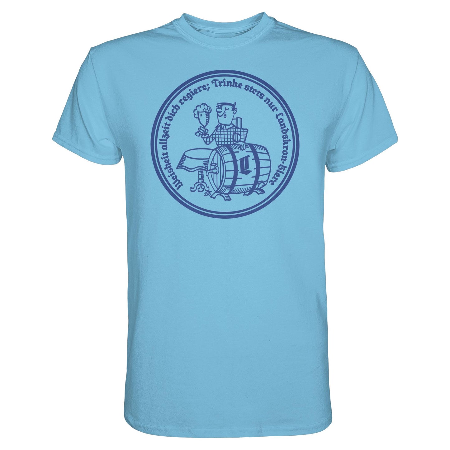 DDR Ostalgie Shirt Unisex • WEISHEIT ALLZEIT DICH REGIERE - LANDSKRON BIERE