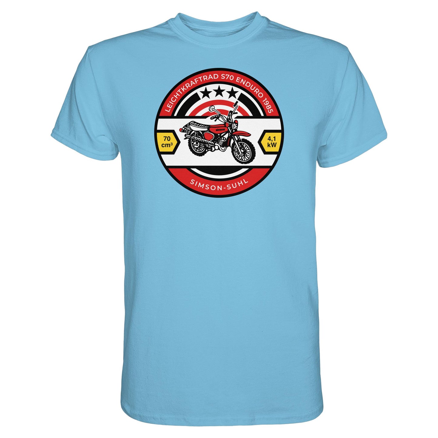 DDR Ostalgie Shirt Unisex • SIMSON S70 - ORIGINAL BIERDECKEL