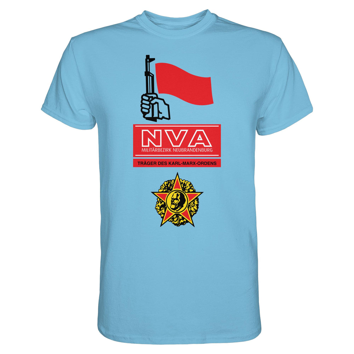 DDR Ostalgie Shirt Unisex • NVA - MILITÄRBEZIRK NEUBRANDENBURG