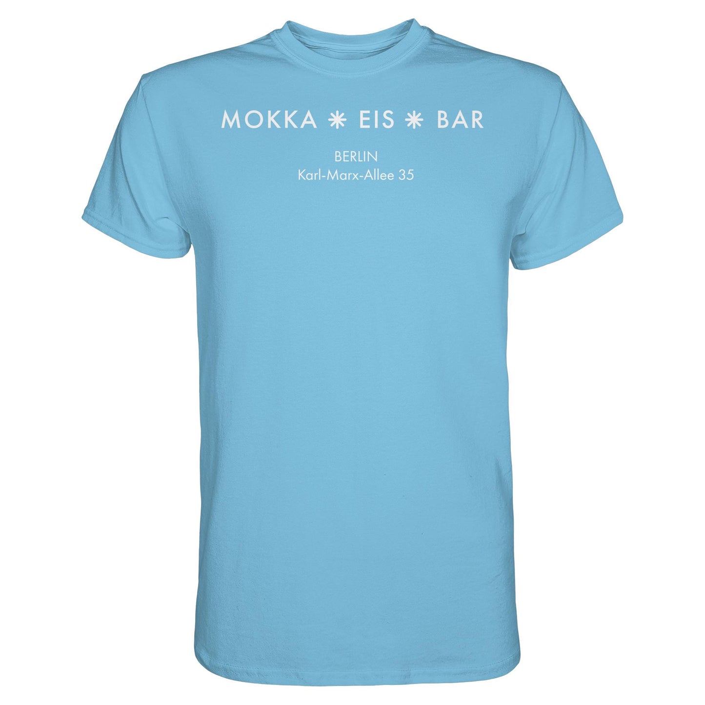 DDR Ostalgie Shirt Unisex • MOKKA EIS BAR BERLIN (ORIGINAL SEITENLOGO)