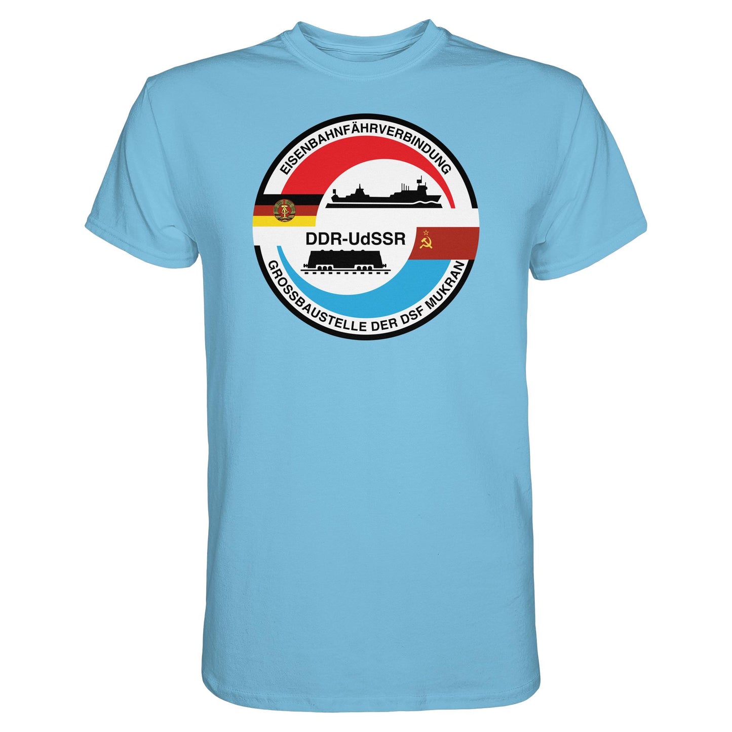 DDR Ostalgie Shirt Unisex • GROSSBAUSTELLE DER DSF MUKRAN