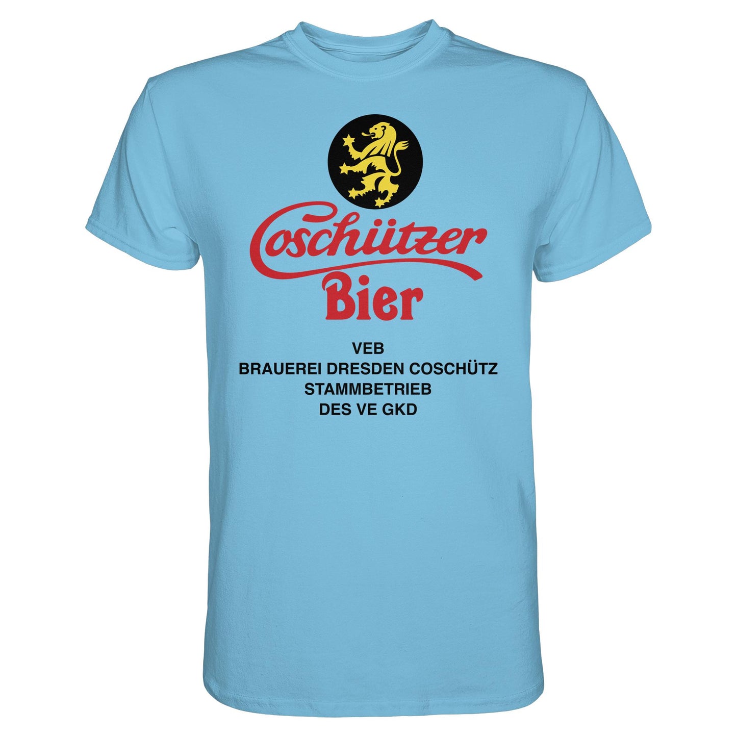 DDR Ostalgie Shirt Unisex • COSCHÜTZER BIER - VEB BRAUER DRESDEN