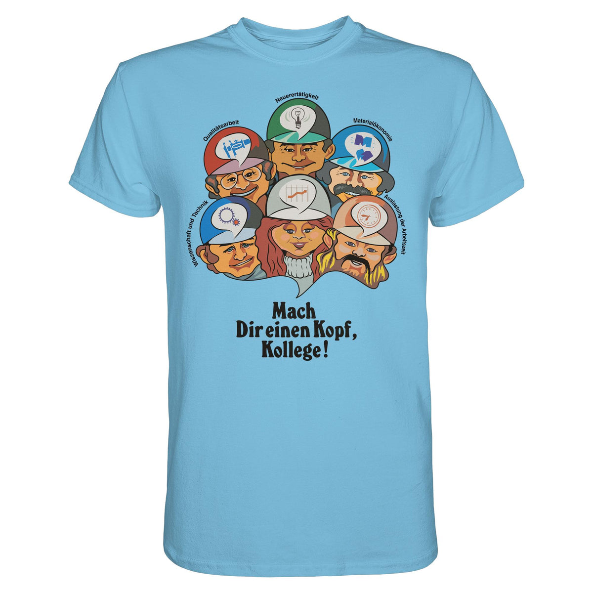 DDR Ostalgie Shirt Unisex • MACH DIR EINEN KOPF, KOLLEGE