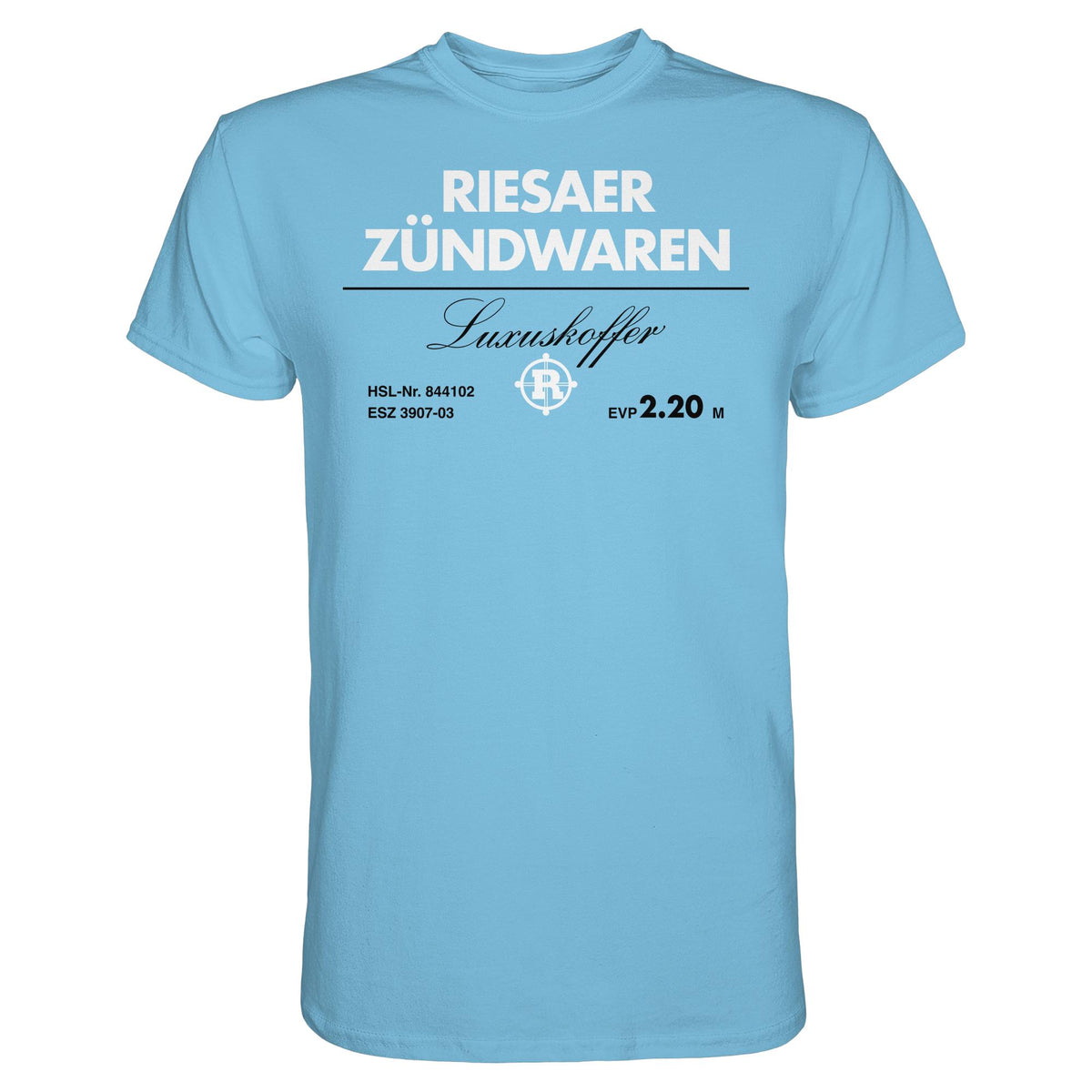 DDR Ostalgie Shirt Unisex • RIESAER ZÜNDWAREN LUXUSKOFFER