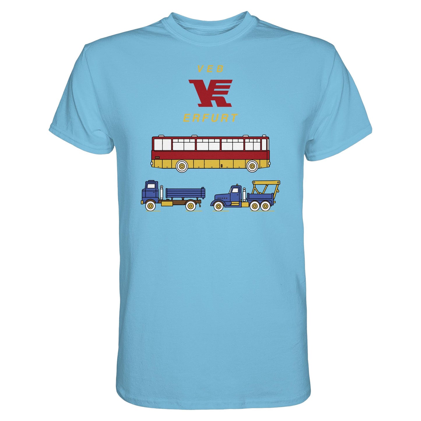 DDR Ostalgie Shirt Unisex • VEB VERKEHRSKOMBINAT ERFURT