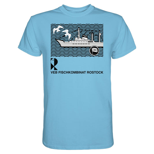 DDR Ostalgie Shirt Unisex • VEB FISCHKOMBINAT ROSTOCK