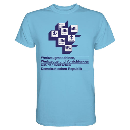 DDR Ostalgie Shirt Unisex • WMW WERKZEUGMASCHINEN DER DDR