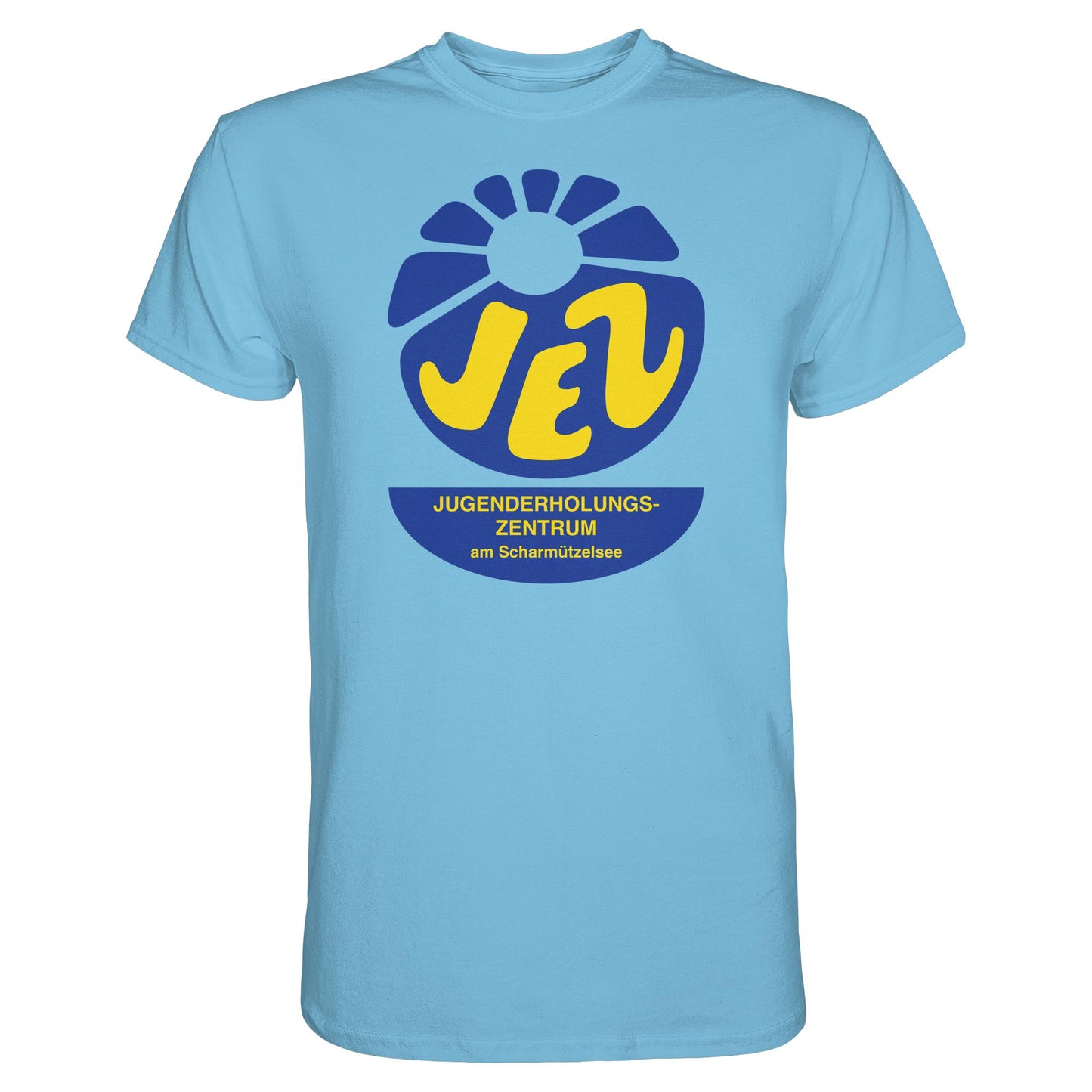 DDR Ostalgie Shirt Unisex • JEZ - JUGENDERHOLUNGSZENTRUM SCHARMÜTZELSEE