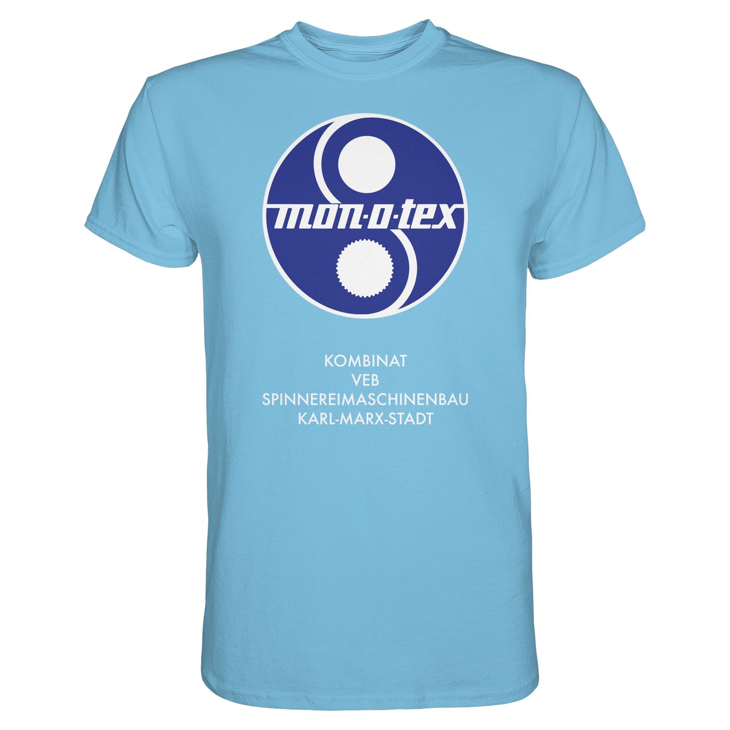 DDR Ostalgie Shirt Unisex • MONOTEX VEB KOMBINAT SPINNEREIMASCHINENBAU KARL-MARX-STADT
