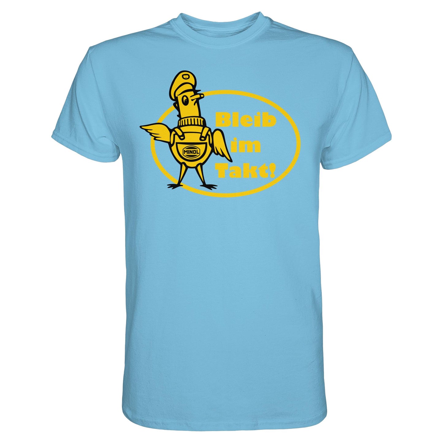 DDR Ostalgie Shirt Unisex • MINOL - BLEIB IM TAKT