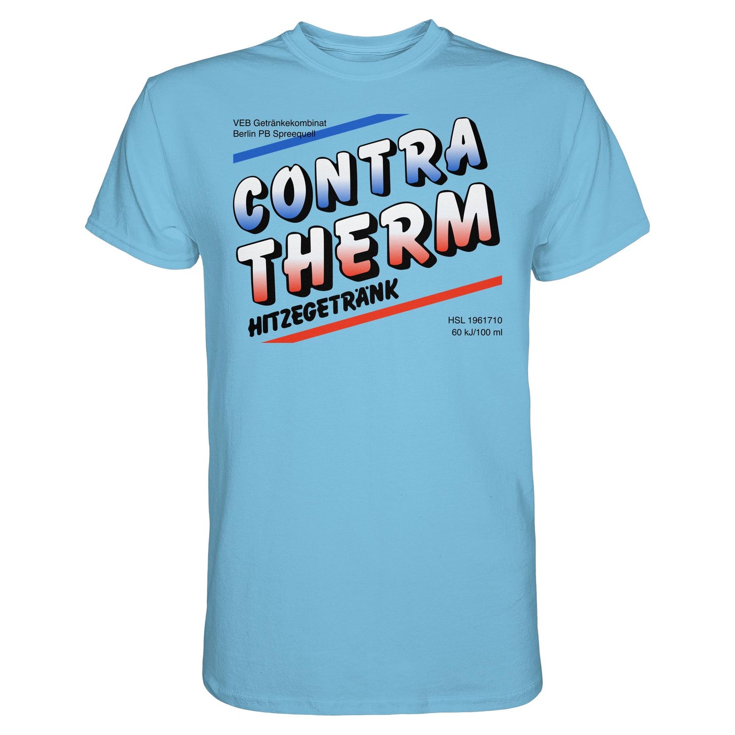 DDR Ostalgie Shirt Unisex • CONTRA THERM - VEB GETRÄNKEKOMBINAT BERLIN SPREEQUELL