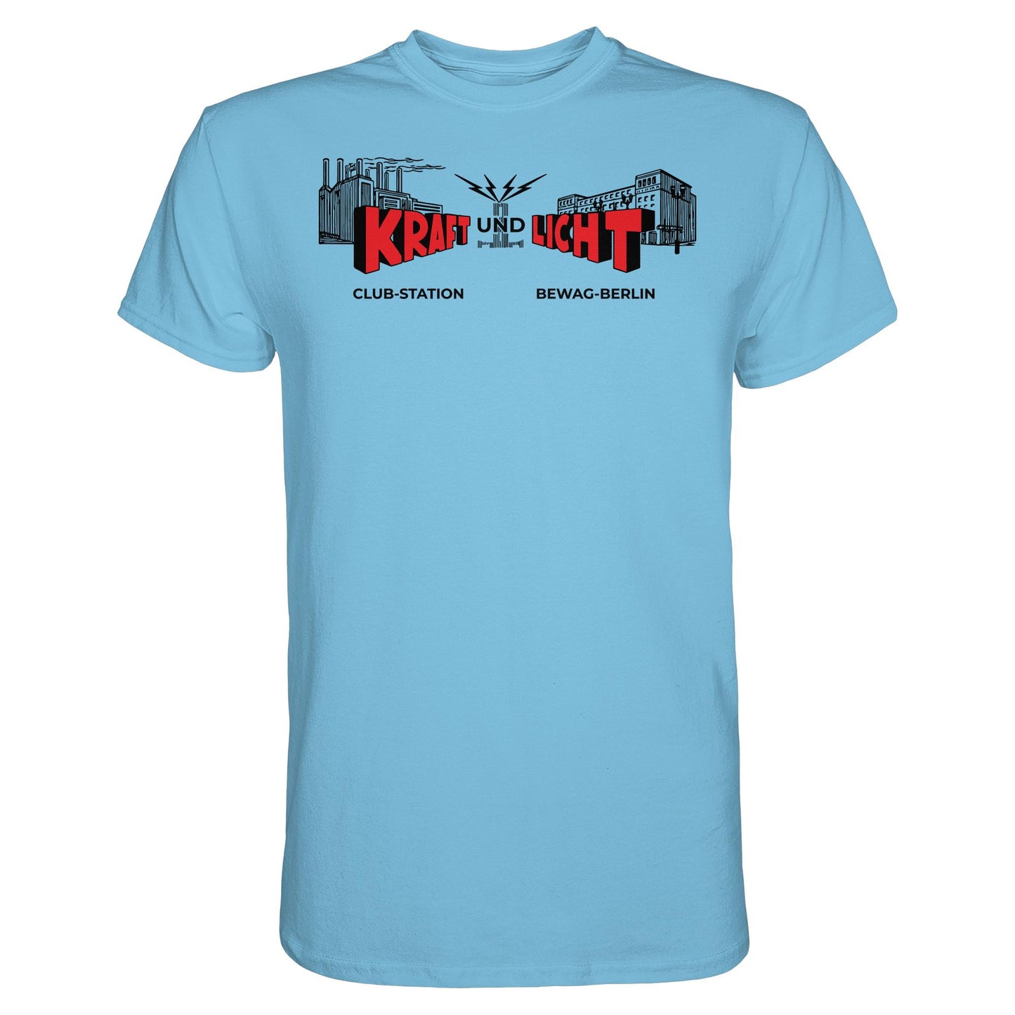 DDR Ostalgie Shirt Unisex • KRAFT UND LICHT - BEWAG BERLIN