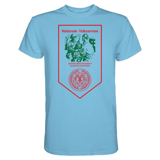 DDR Ostalgie Shirt Unisex • NVA - INGENIEURBAUREGIMENT AUGUSTIN SANDTNER