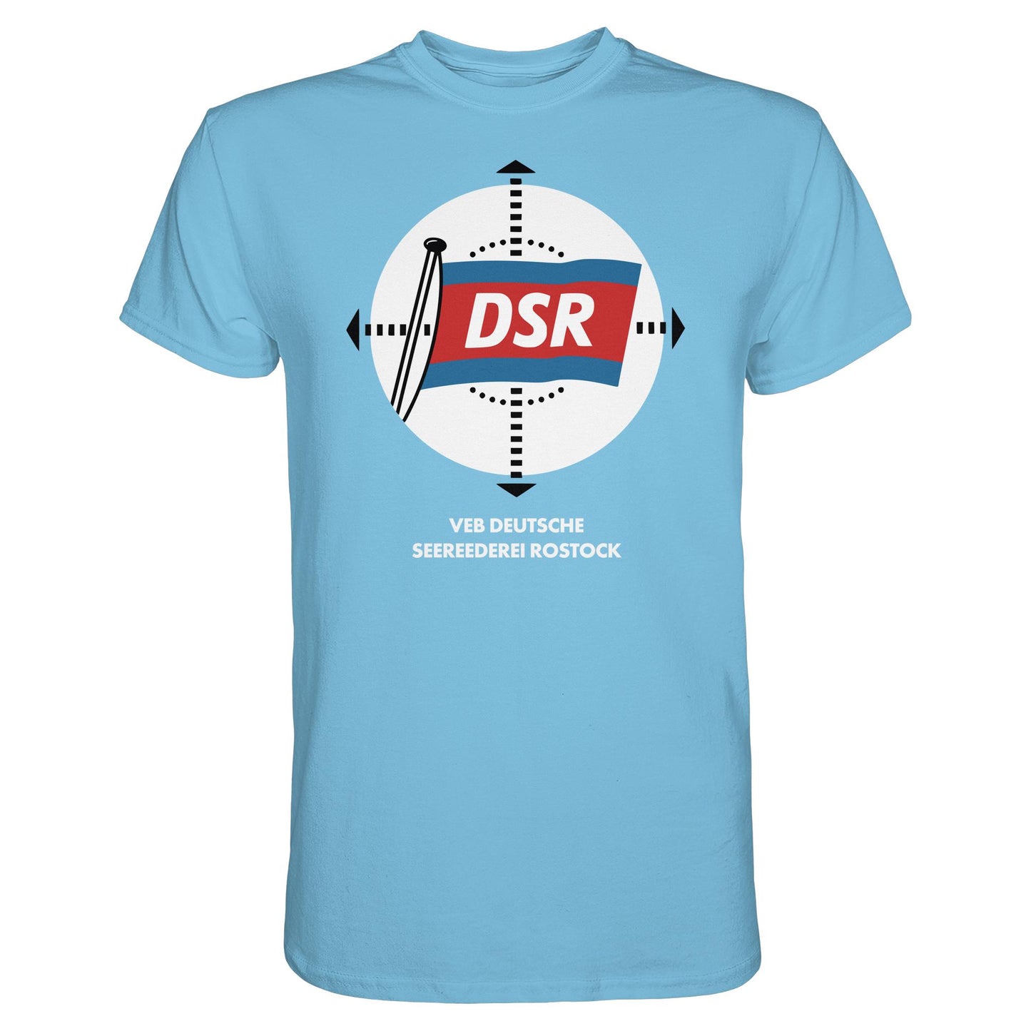 DDR Ostalgie Shirt Unisex • DSR - VEB DEUTSCHE SEEREEDEREI ROSTOCK