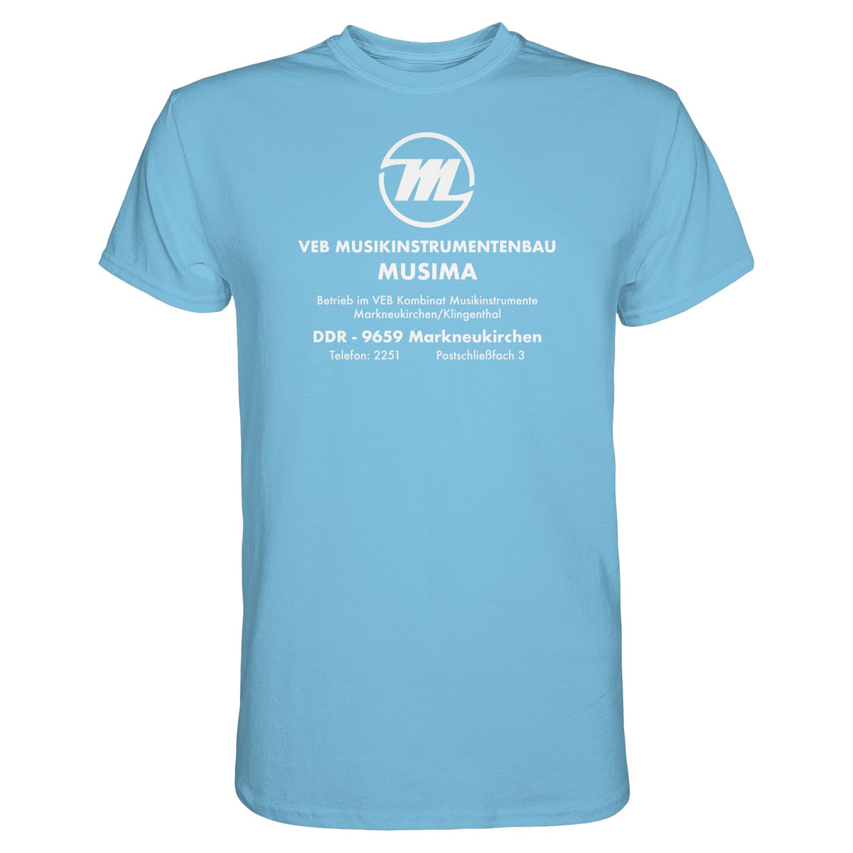 MUSIMA - VEB MUSIKINSTRUMENTENBAU KLINGENTHAL | DDR Ostalgie Shirt Unisex