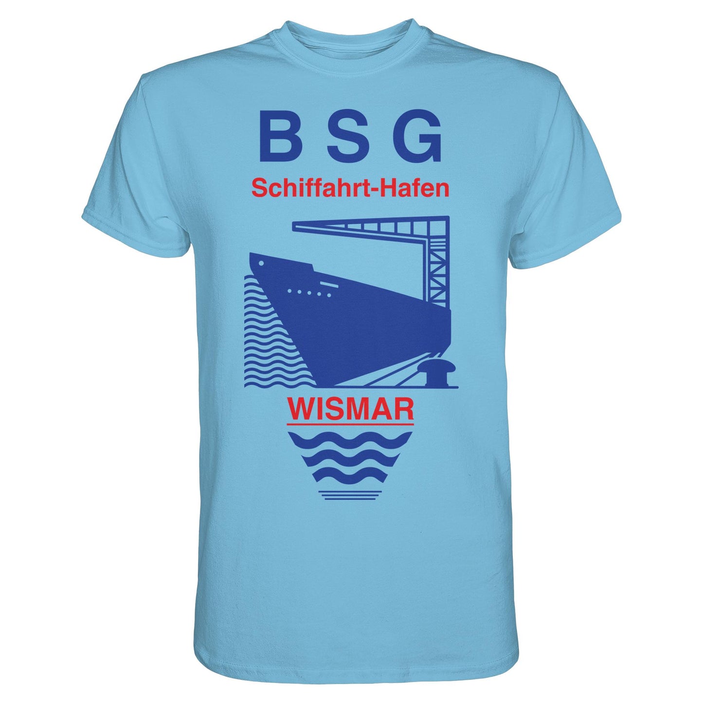 DDR Ostalgie Shirt Unisex • BSG SCHIFFAHRT HAFEN WISMAR