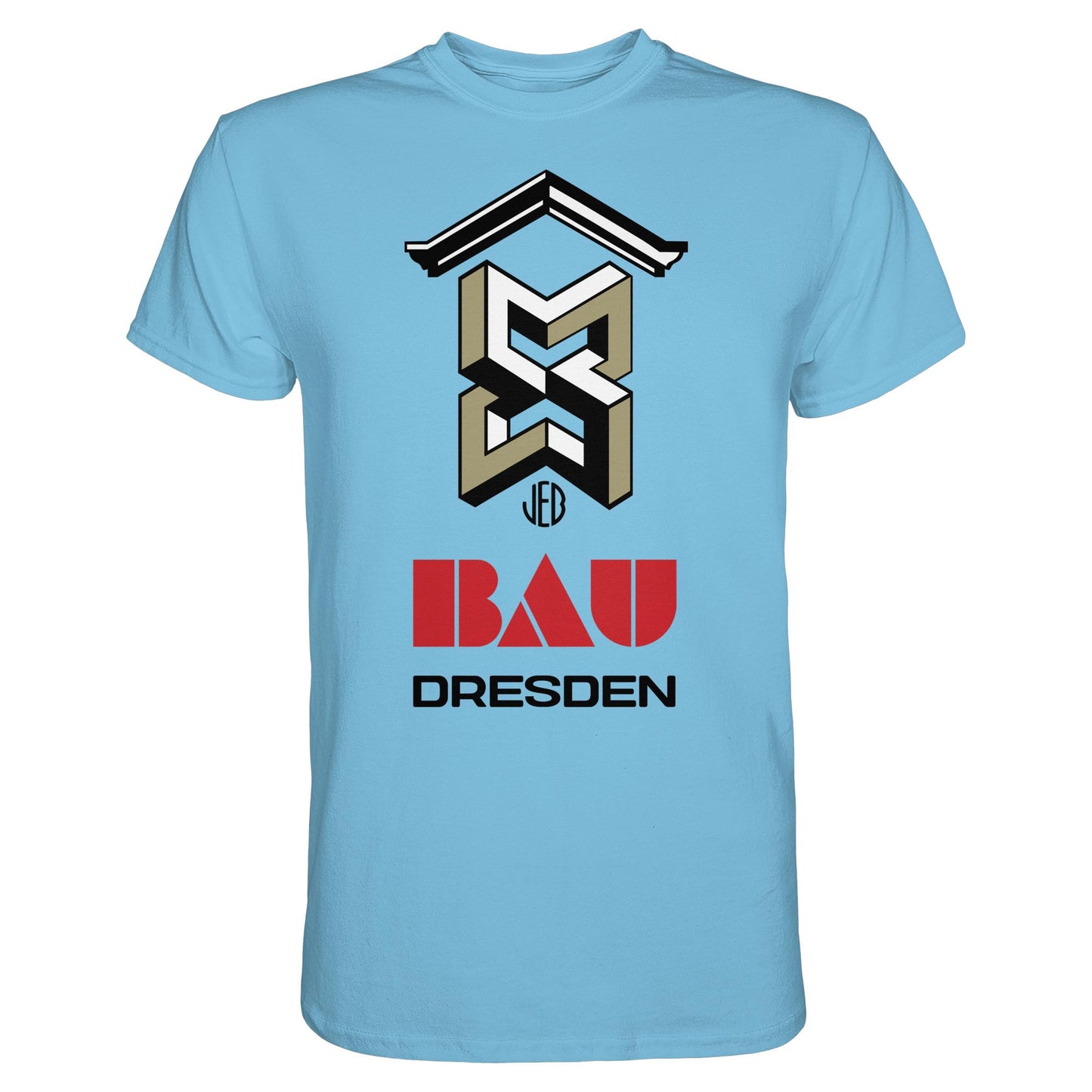 DDR Ostalgie Shirt Unisex • VEB BAU DRESDEN