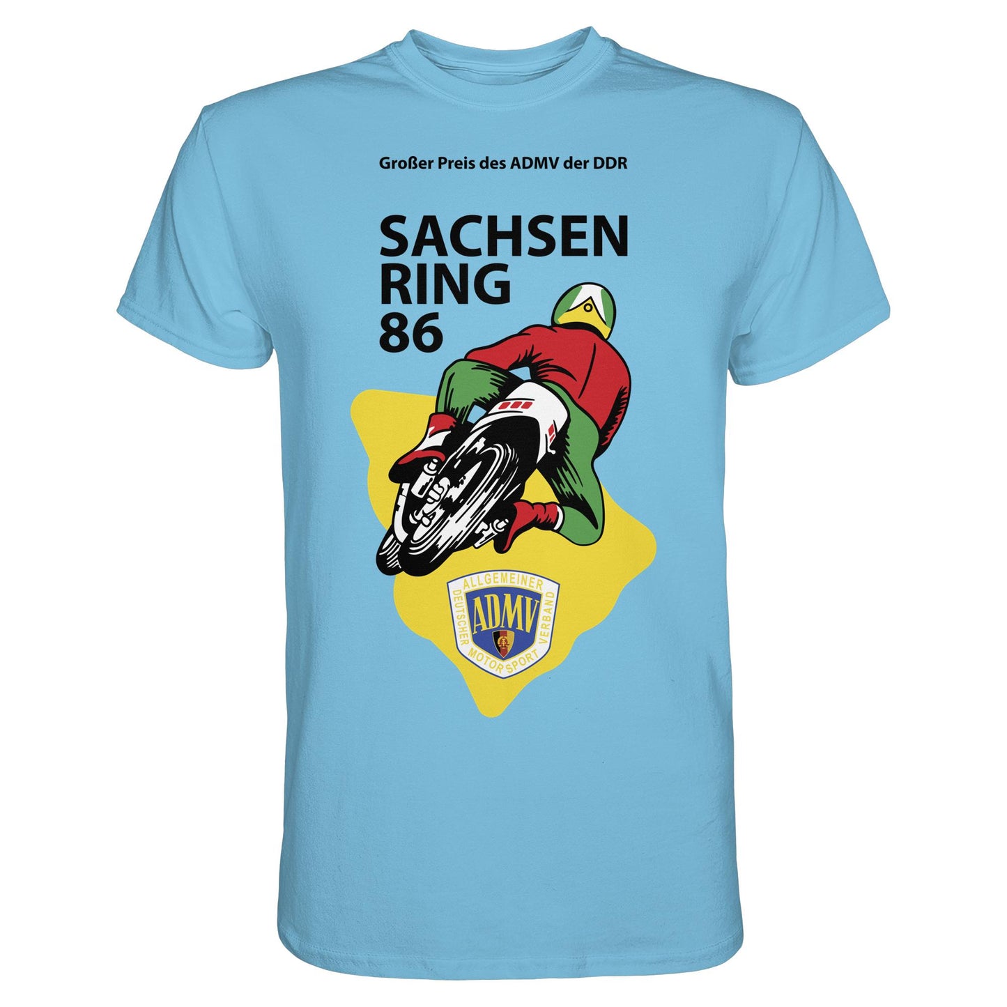 DDR Ostalgie Shirt Unisex • GROSSER PREIS DER DDR - SACHSENRING 1986