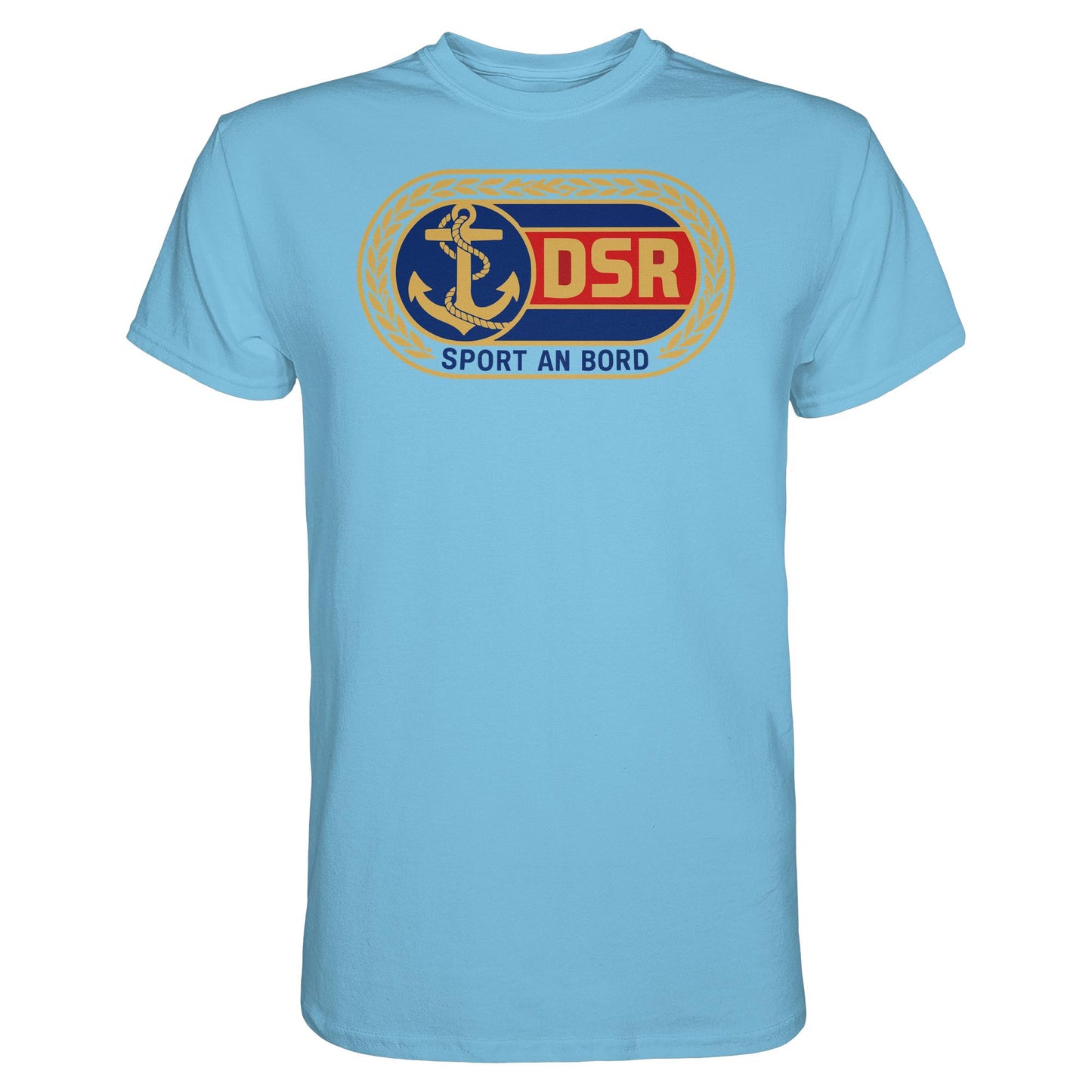 DDR Ostalgie Shirt Unisex • DSR - SPORT AN BORD (ORIGINAL ANSTECKER)