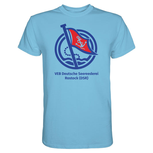 DDR Ostalgie Shirt Unisex • VEB DEUTSCHE SEEREEDEREI ROSTOCK (DSR)
