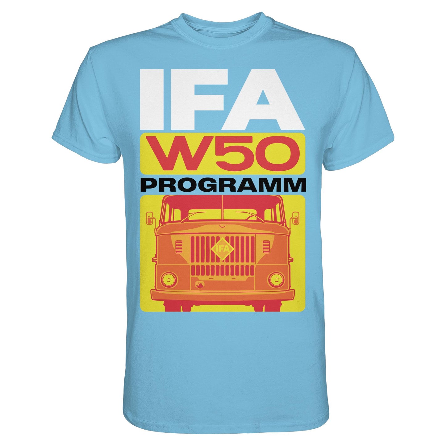 DDR Ostalgie Shirt Unisex • IFA W50 PROGRAMM (ORIGINAL COVER BROSCHÜRE)