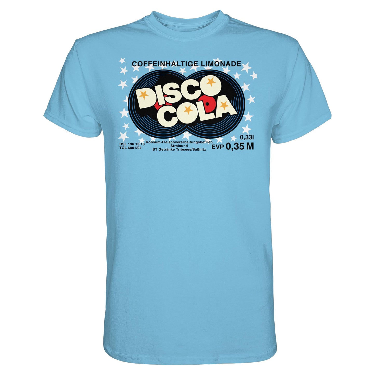 DDR Ostalgie Shirt Unisex • DISCO COLA - ORIGINAL ETIKETT