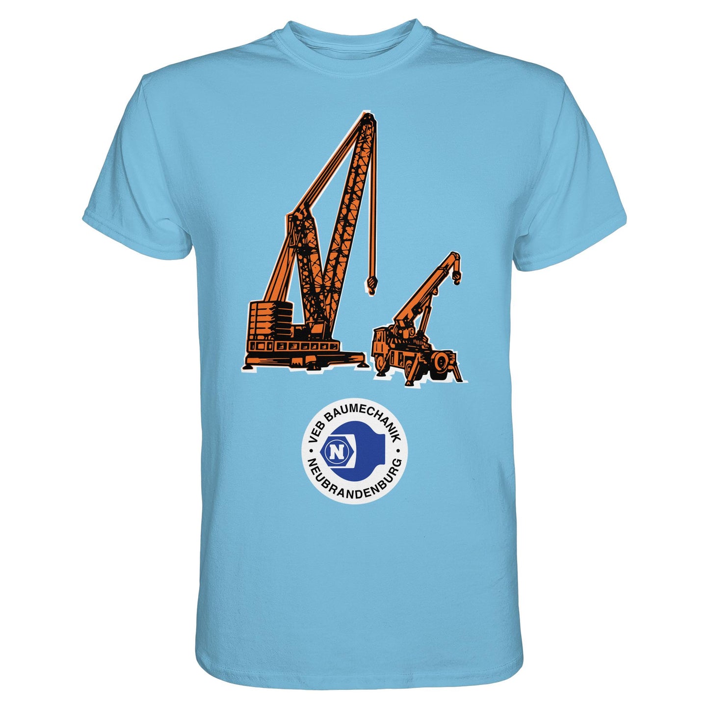 DDR Ostalgie Shirt Unisex • VEB BAUMECHANIK NEUBRANDENBURG