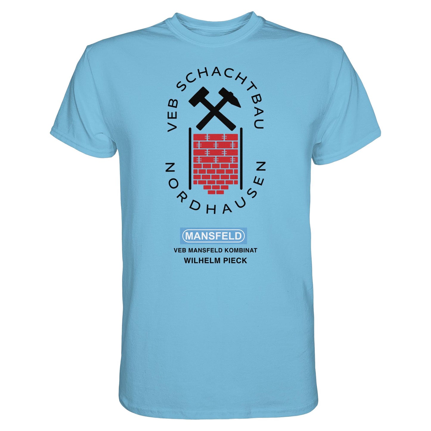 DDR Ostalgie Shirt Unisex • VEB SCHACHTBAU NORDHAUSEN - VEB MANSFELD KOMBINAT