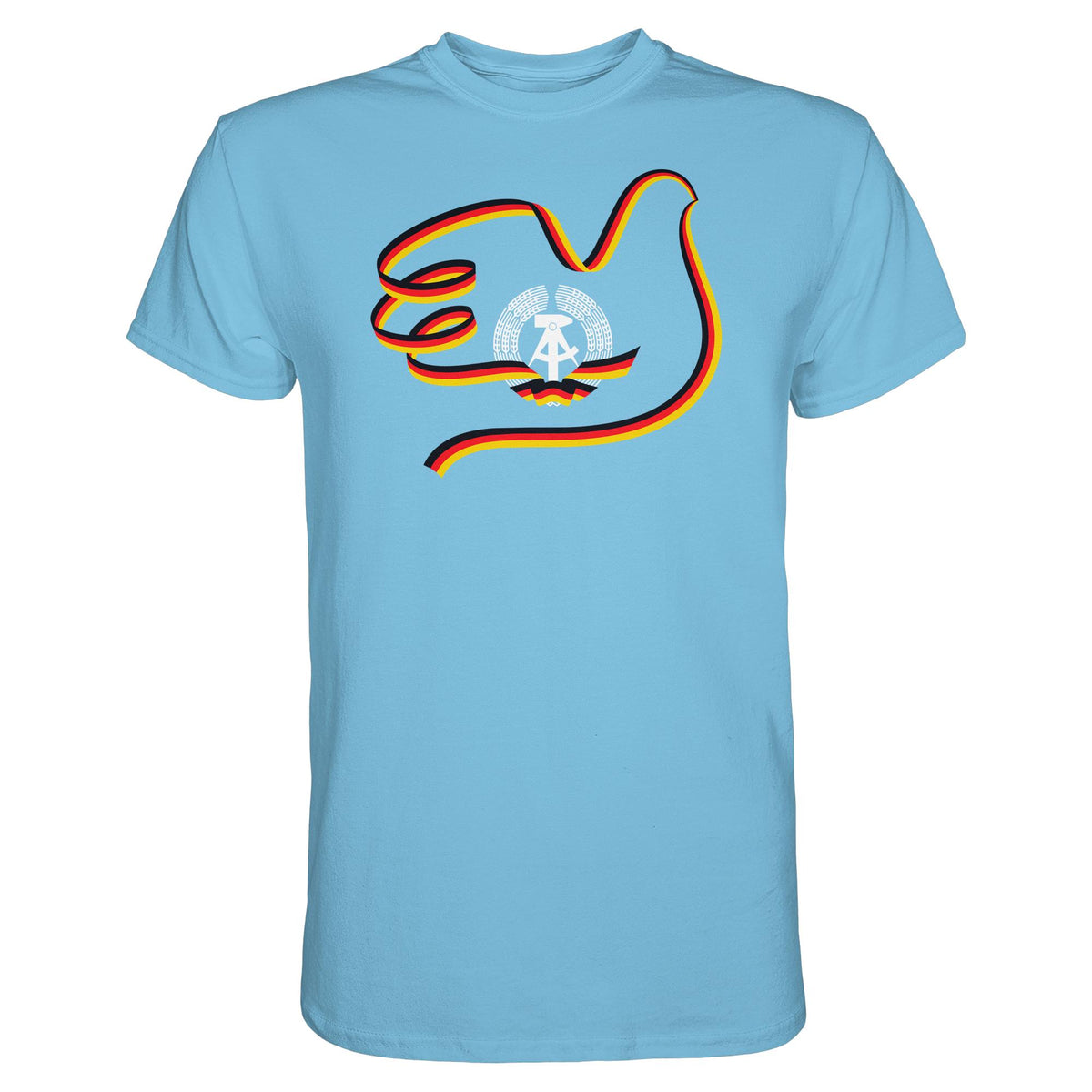 DDR Ostalgie Shirt Unisex • DDR - 40 JAHRE FRIEDEN IN DEUTSCHLAND (ORIGINAL-PLAKAT)