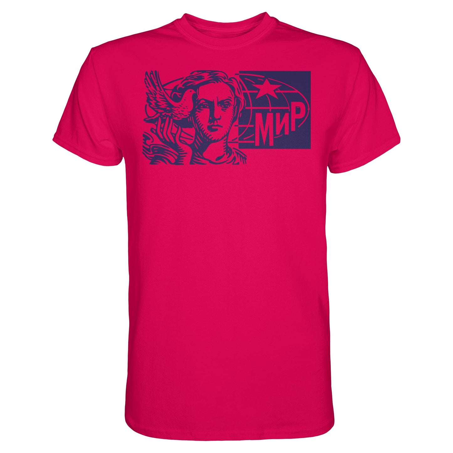 DDR Ostalgie Shirt Unisex • MIR - FRIEDEN (ORIGINAL BRIEFMARKE)