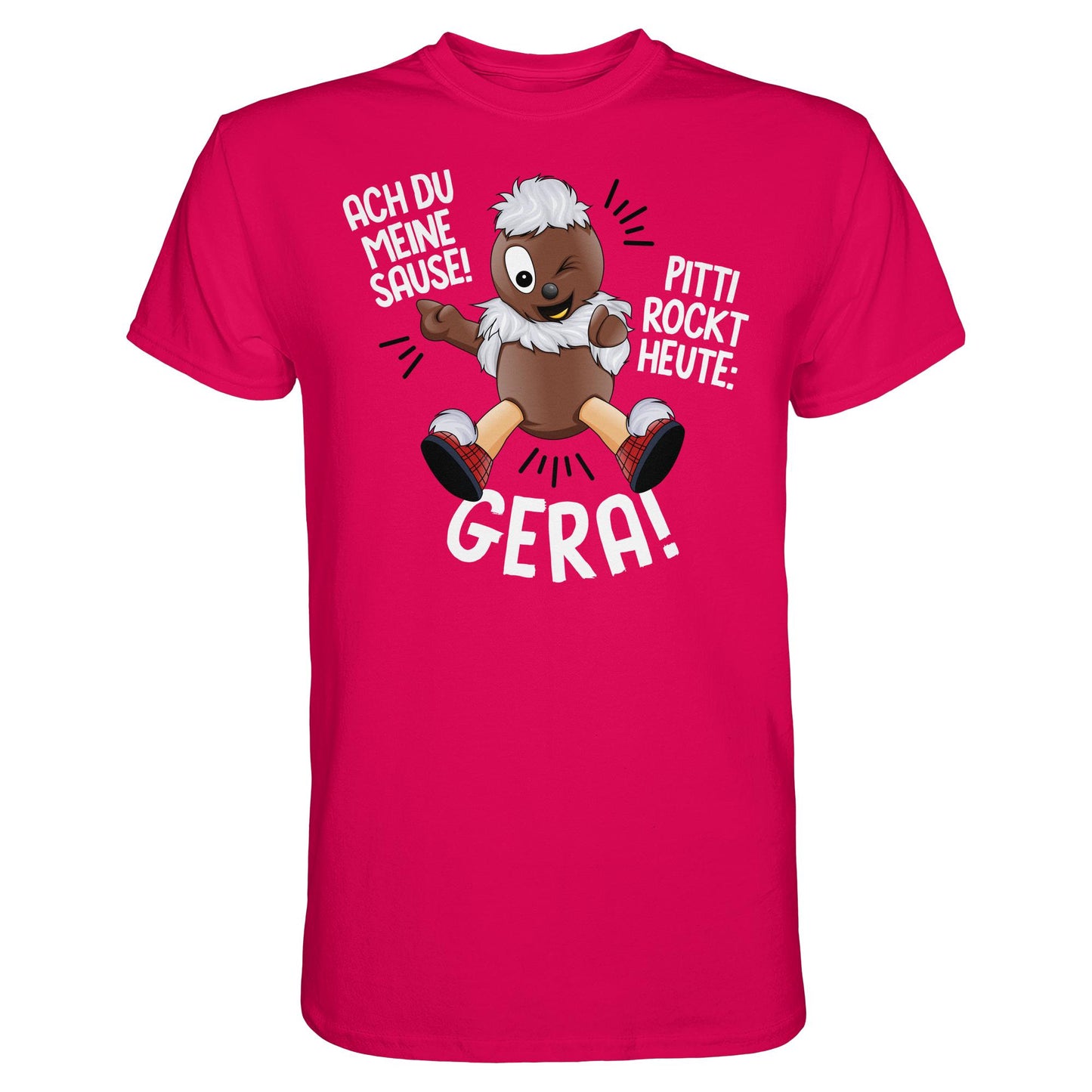 PITTI STADT-NICKI (SHIRT) • PITTI ROCKT HEUTE GERA!