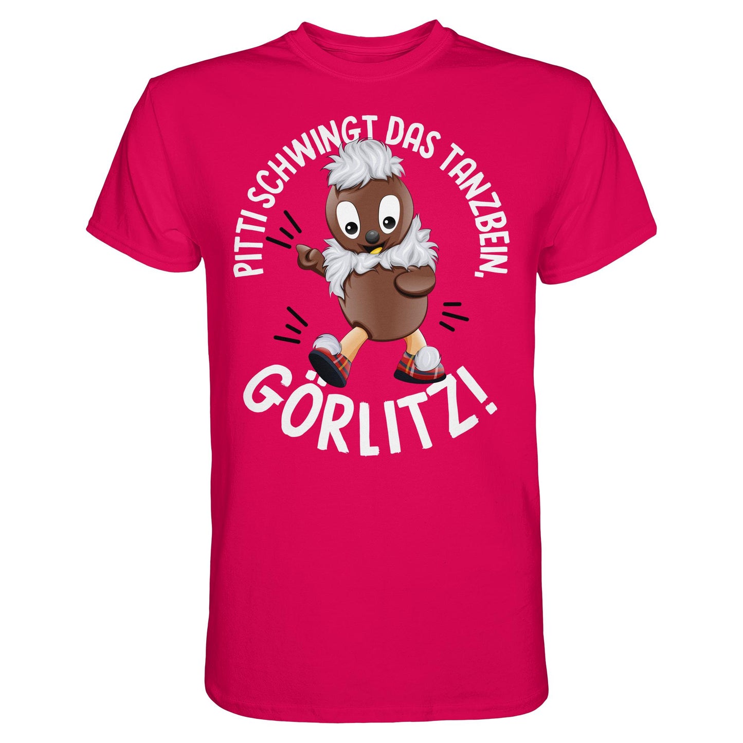 PITTI STADT-NICKI (SHIRT) • PITTI SCHWINGT DAS TANZBEIN, GÖRLITZ!