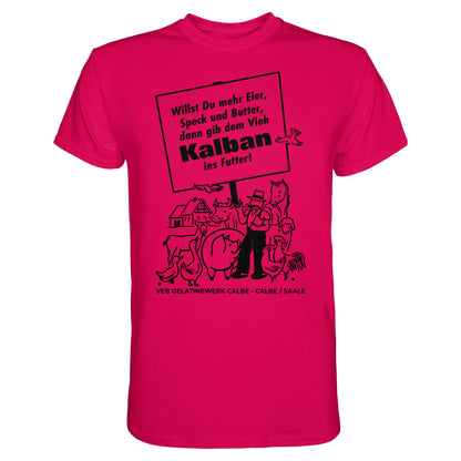 DDR Ostalgie Shirt Unisex • KALBAN, VEB GELATINEWERK CALBE - ORIGINALPLAKAT