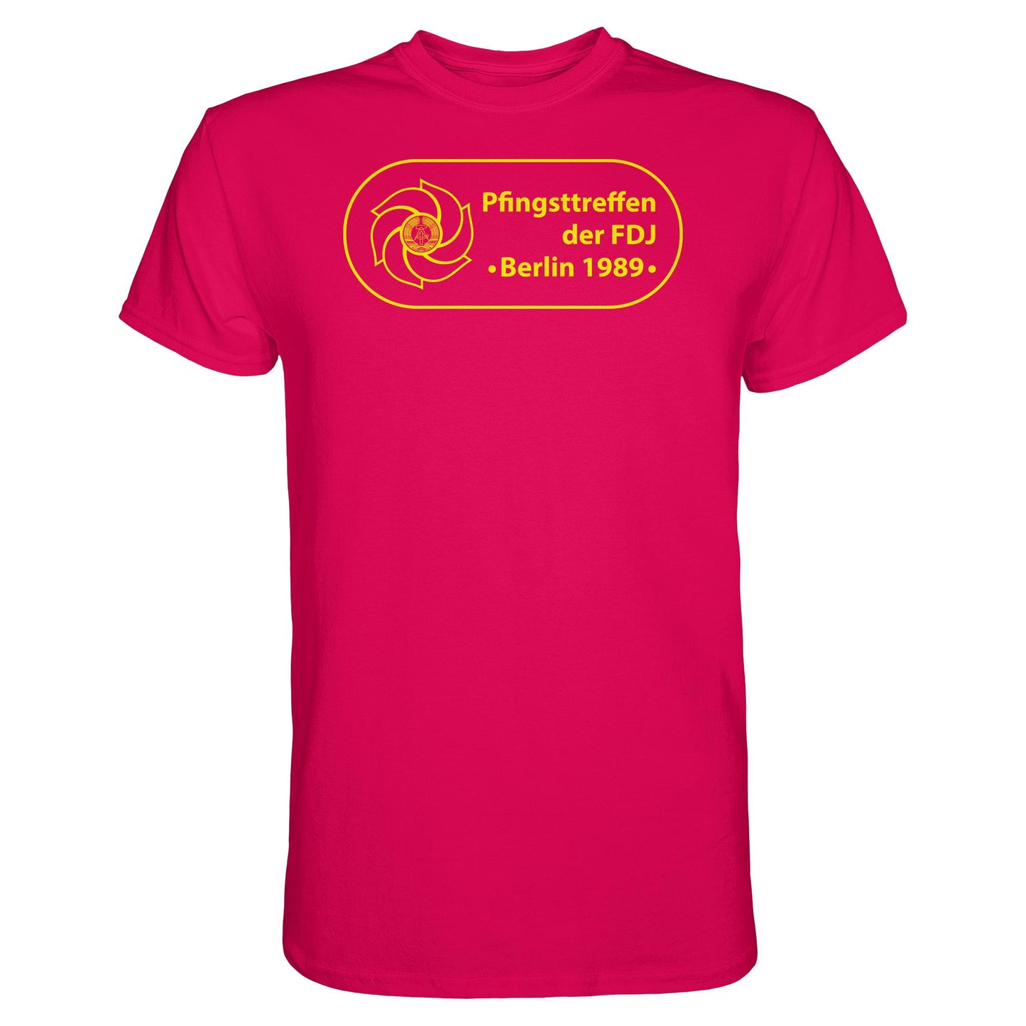 DDR Ostalgie Shirt Unisex • PFINGSTTREFFEN DER FDJ, BERLIN 1989