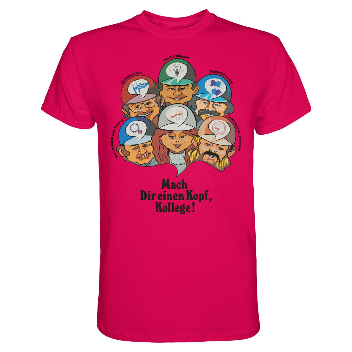 DDR Ostalgie Shirt Unisex • MACH DIR EINEN KOPF, KOLLEGE